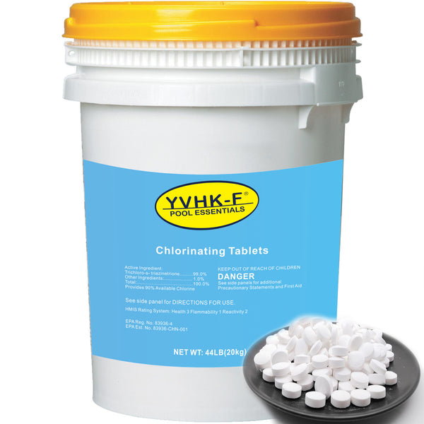 1-Inch Pool Chlorine Tablets in a 44 lb / Bucket
