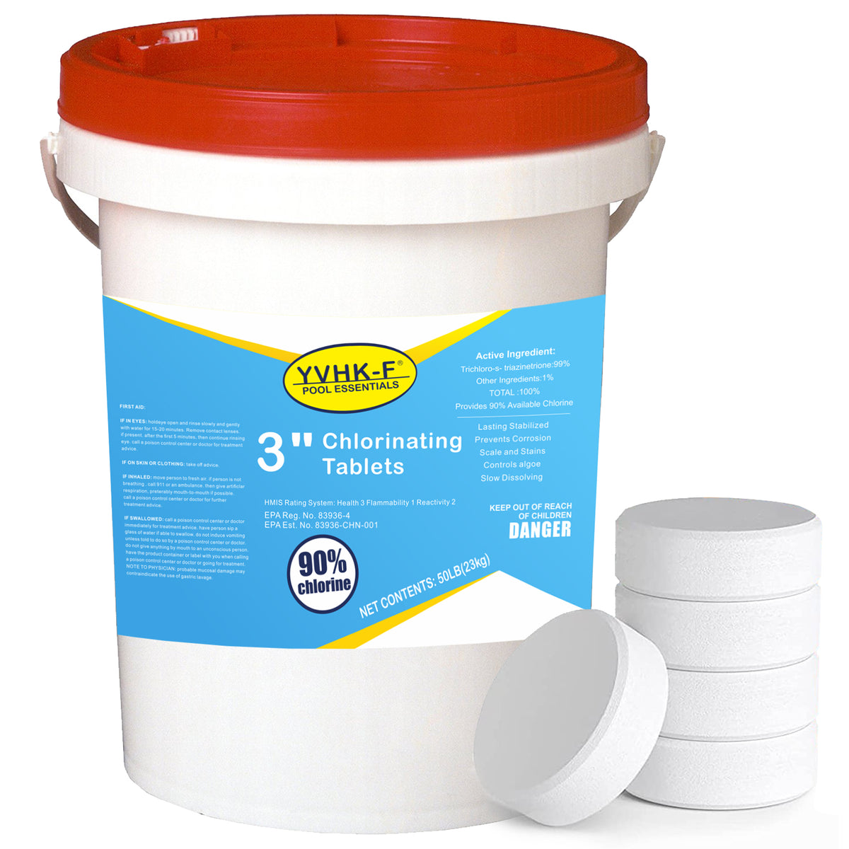 cheapest 3'' chlorine tablets 50 lbs 3Chlorine