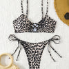 Women String Bikini Set Halter Side Tie Two Piece Swimsuit Triangle Bathing Suits