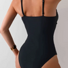 Women's Tummy Control Swimsuits Mesh Sexy One Piece Bathing Suits Slimming Swimwear