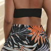 Plus Size Gothic Skulls 3 Piece Swimsuits for Women Three Piece Bikini Bathing Suits