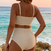 Plus Size Two Piece Bikini - Women High Waisted Swimsuits Bathing Suit Swimwear