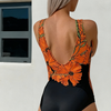 One Piece Bathing Suit for Women Tummy Control Swimsuit Slimming Vintage Swimwear