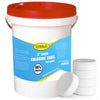 40 lbs 3 Inch Stabilized Chlorine Tablets for Sanitizing Swimming Pools, Slow Dissolving 90% available chlorine