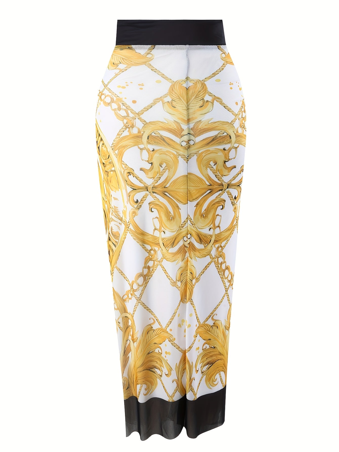 Women's One Piece Swimsuit with Beach Cover up Wrap Skirt Sarong Retro Floral Print Bikini Set Two Piece Bathing Suit