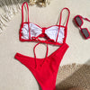 Swimsuit Bikini Set High Waisted Two Piece Bathing Suit