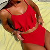 Womens One Piece Swimsuit Tummy Control - Slimming Bathing Suit Scalloped Neck Full Coverage Swimwear