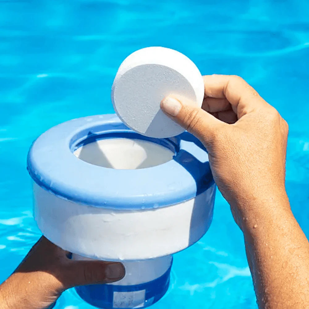 C3 10lb Chlorine Tablets For Pool & Spa - 3 Inch Long-Lasting Swimming Pool Chlorine Tabs