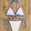 Women Two Piece Swimsuits Halter String Triangle Bathing Suit Sexy Tie Side Bottom Swimwear