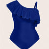 Women's One Piece Swimsuit with Long Sheer Cover Up Skirt