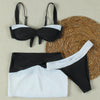 Women's Underwire Bikini with Swim Skirt - 2026 Tummy Control Two Piece Bathing Suit High Waisted Push Up Swimwear