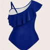 Women's One Piece Swimsuit with Long Sheer Cover Up Skirt