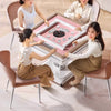 Automatic Mahjong Table Foldable with 2 Sets of Numbered Tiles (Blue & Green) Suitable for 152 Tiles Chinese, Filipino and American Style Mah Jong