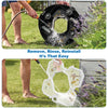 Cordless Robotic Pool Cleaner, Lasts 90 Min, Automatic Vacuum for Above-Ground Pools up to 860 Sq.ft, Portable, Self-Parking