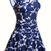 Swimdress Tummy Control Ruffle Swimsuit for Women Tie Knot Swim Dresses V Neck Bathing Suit Skirt