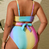 PLUS SIZE Womens Tummy Control Bathing Suits Modest High Waisted Bikini Sets Cute Halter 2 Piece Swim Suit 2026