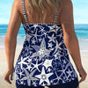 PLUS SIZE Tankini Swimsuits for Women, Two Piece Bathing Suits with Shorts, Modest Tank Top Swim Dress