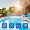 5 lbs 3 Inch Stabilized Chlorine Tablets for Sanitizing Swimming Pools, Individually Wrapped Slow Dissolving 90% available chlorine