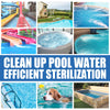 22 lbs 3 Inch Stabilized Chlorine Tablets for Sanitizing Swimming Pools, Slow Dissolving 90% available chlorine