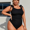 Womens Plus Size One Piece Swimsuit- Tummy Control Bathing Suit Full Coverage Swimwear