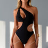 One Shoulder One Piece Swimsuit for Women Tummy Control Bathing Suit Swimwear