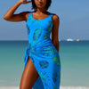 Tankini Swimsuits for Women, Two Piece Bathing Suits with Shorts, Modest Tank Top Swim Dress
