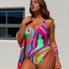 PLUS SIZE One Piece Bathing Suit for Women with Beach Cover up Wrap Skirt Swimsuit  Bikini Set