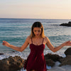 Women's Tankini Swimsuit Tummy Control Two Piece Bathing Suits Flowy Swim Dress with Shorts