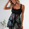 Swimsuit Two Piece Tankini Bathing Suits with Boy Shorts Tummy Control Modest Swim Dresses
