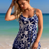 PLUS SIZE Tankini Swimsuits for Women, Two Piece Bathing Suits with Shorts, Modest Tank Top Swim Dress