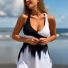 Swim Dress Women Two Piece Swimsuits - Tummy Control Tankini Bathing Suit Twist Front Flowy Skirt and Boyshorts 2026