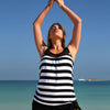 plus size Women's Two Piece Swimsuits Tankini Sets Tummy Control Drawstring Bathing Suit