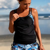 Tankini Swimsuits for Women - Two Piece Tummy Control Bathing Suit with Shorts Modest Swimwear