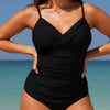 Women Tummy Control One Piece Swimsuit - Push Up Bathing Suit Full Coverage Slimming Swimwear