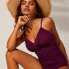 Women Tummy Control One Piece Swimsuit - Push Up Bathing Suit Full Coverage Slimming Swimwear