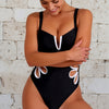Women's One Piece Swimsuit Tummy Control V Neck Bathing SuitsWomen's Tummy Control Swimsuits Ruched Slimming One Piece Bathing Suit Deep V Neck Swimsuit