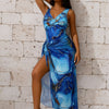 Bathing Suit for Women Swim Dress Tummy Control Swimsuits Two Piece Flowy Tankini with Shorts