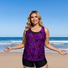 Tankini Swimsuits for Women 2026 Tummy Control Two Piece Bathing Suits with Sporty Pockets Swim Shorts
