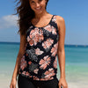 Tankini Swimsuits for Women 2026 Tummy Control Two Piece Bathing Suits with Sporty Pockets Swim Shorts
