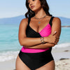 Women's Sexy V Neck Bikini Sets Hollow Out Two Piece Swimsuits Cutout Mid Waist Bathing Suit