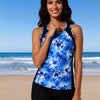 Women’s Tankini Swimsuits with Shorts Tummy Control Bathing Suits Side Pockets 2026
