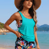 Tankini Swimsuits for Women 2026, Tummy Control Two Piece Bathing Suits, Blouson Tank Tops with Board Shorts