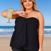 Strapless Tankini Swimsuits for Women 2 Piece Tummy Control High Waisted Bathing Suits Flowy Modest Swim Suit 2026