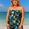 Strapless Tankini Swimsuits for Women 2 Piece Tummy Control High Waisted Bathing Suits Flowy Modest Swim Suit 2026