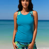 Tankini Swimsuits for Women 2026 Tummy Control Two Piece Bathing Suits with Sporty Pockets Swim Shorts