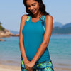 Tankini Swimsuits for Women 2026 Tummy Control Two Piece Bathing Suits with Sporty Pockets Swim Shorts