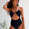Women's Cutout One Piece Swimsuit High Cut Monokini Bathing Suit Hollow Out Swimwear for Beach Vacation Pool Party