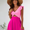 Women's One Piece Swimsuit Ruffle Cutout Swimdress Tummy Control V Neck Wrap Swimwear