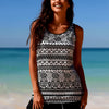 Women's Tankini Swimsuits Tummy Control Modest 2026 Two Piece with Sporty Pockets Bathing Suits