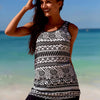 Women's Tankini Swimsuits Tummy Control Modest 2026 Two Piece with Sporty Pockets Bathing Suits